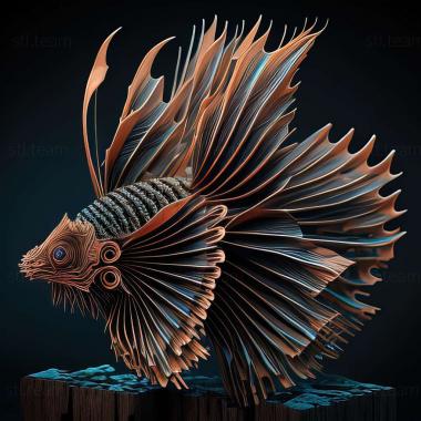 3D модель Pterois russelii (STL)